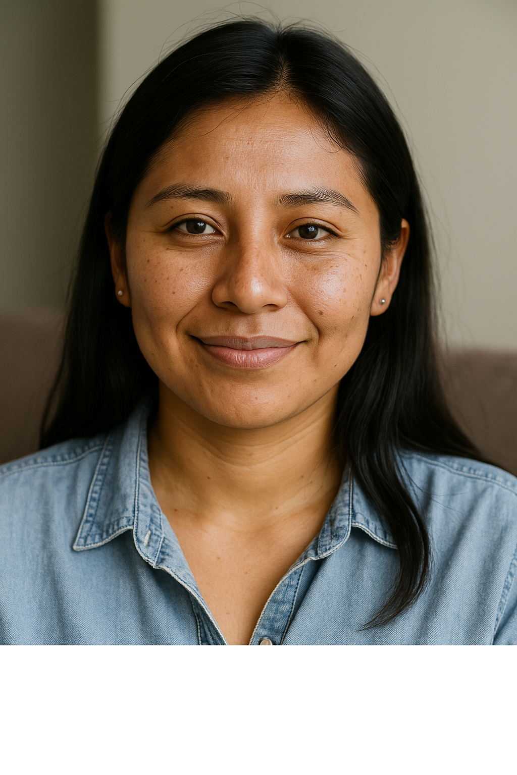 María López, clienta en Quito satisfecha con su cuenta Netflix