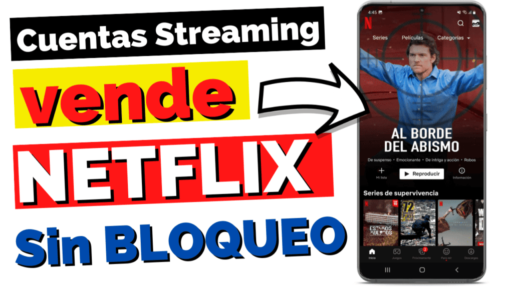 Netflix vender cuentas con un proceso organizado de ventas y soporte